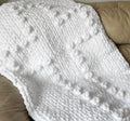 Bobble Cross Blanket